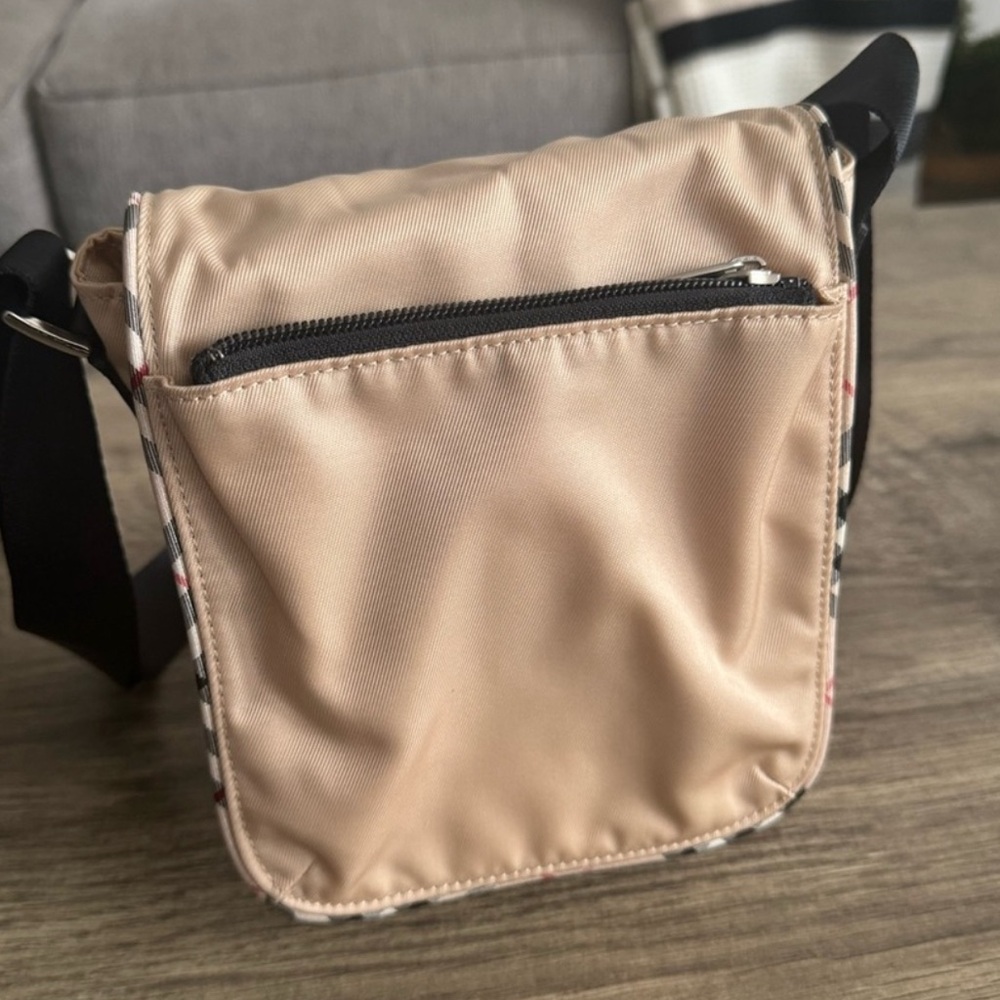 Burberry Tan Crossbody Bag with Adjustable Strap
